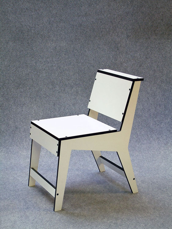 Stoel zwart, Proper collectie Elements II